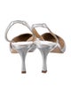 Manola Leather Slingback Pumps