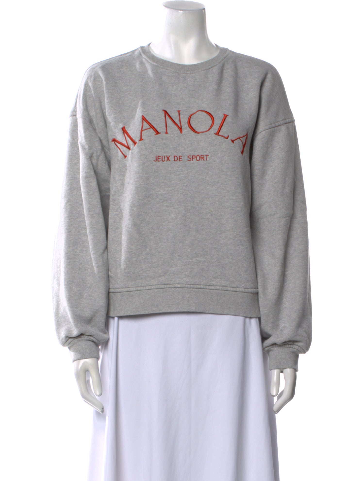 Manola Graphic Print Crew Neck Sweatshirt