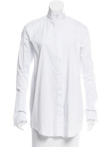 Misha Nonoo Long Seeve Button-Up Top