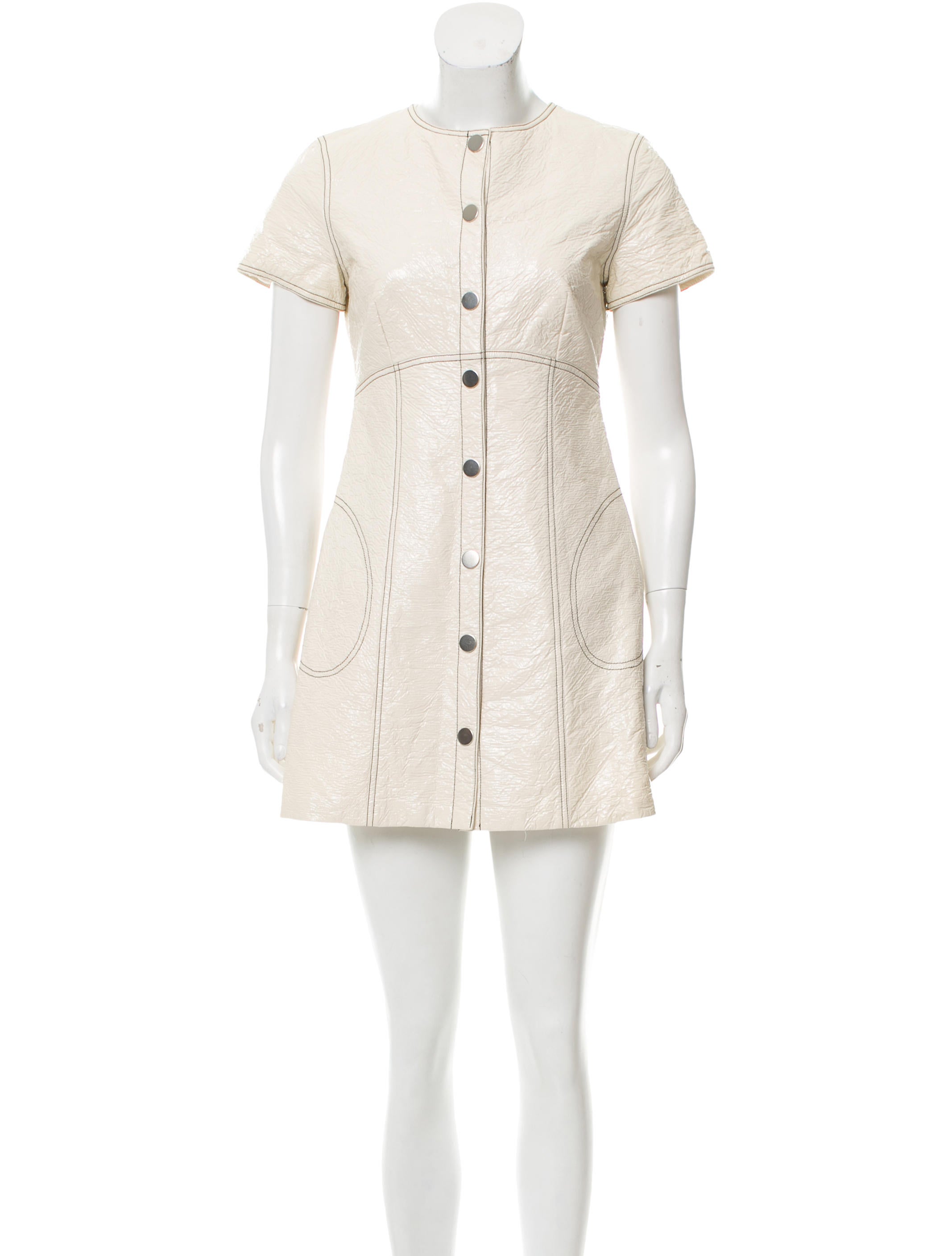 Misha Nonoo Textured Button-Up Dress