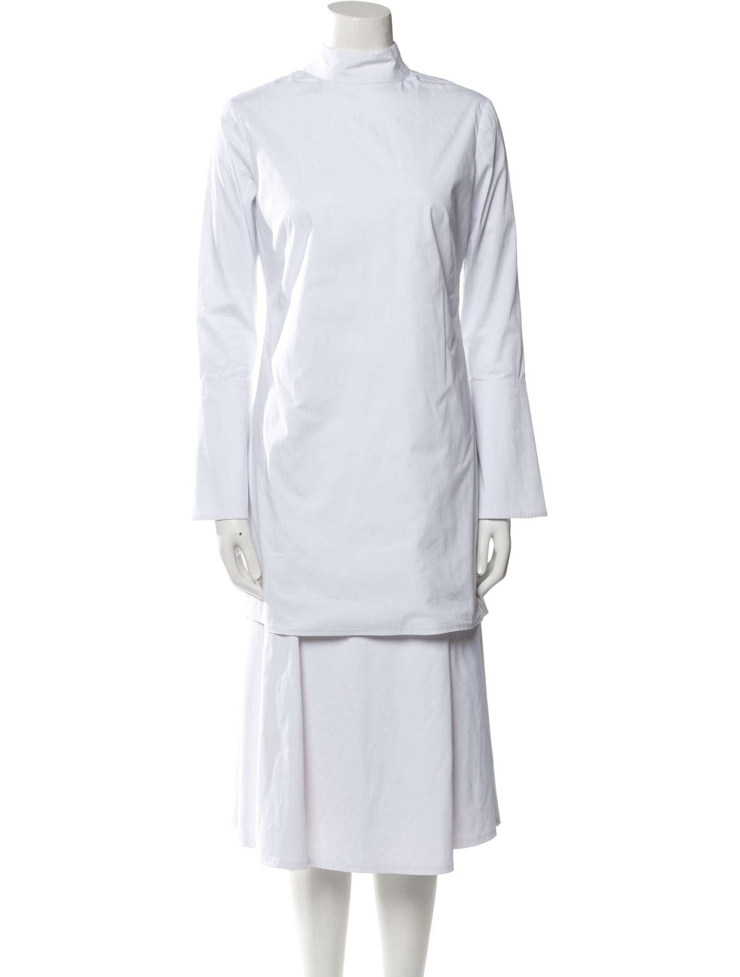 Misha Nonoo Mock Neck Long Sleeve Tunic