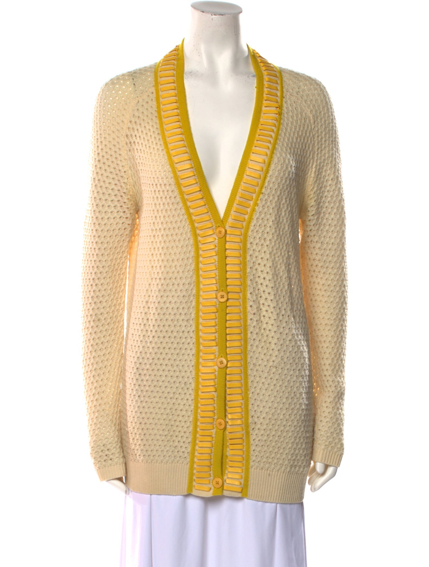 Misha Nonoo Wool Colorblock Pattern Sweater