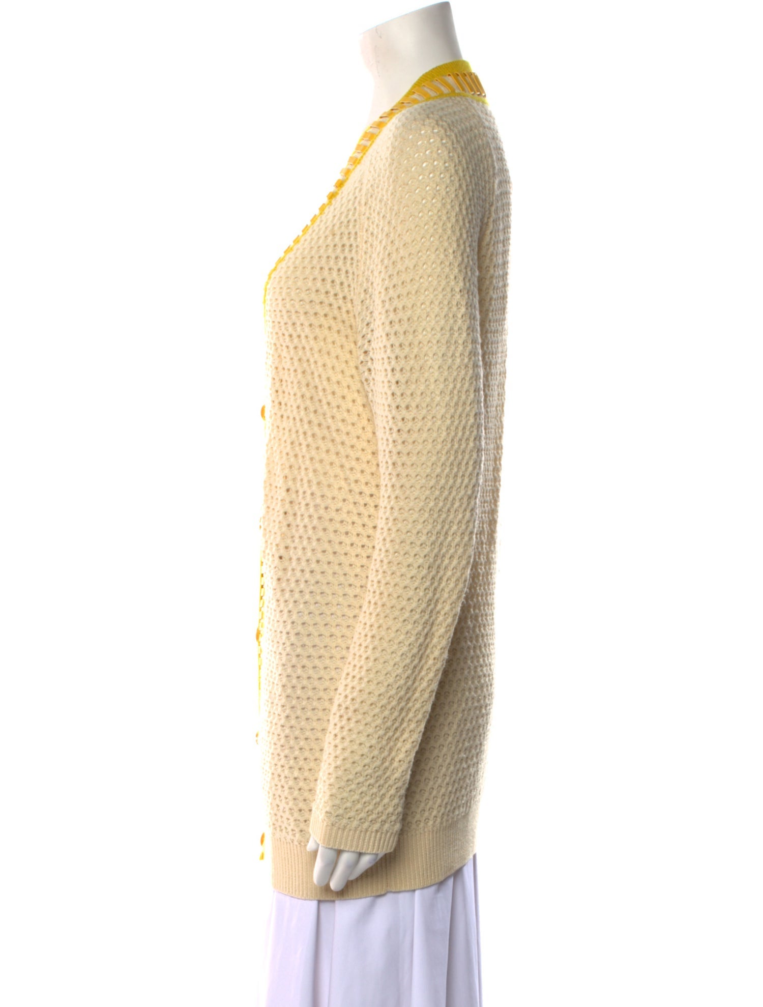 Misha Nonoo Wool Colorblock Pattern Sweater