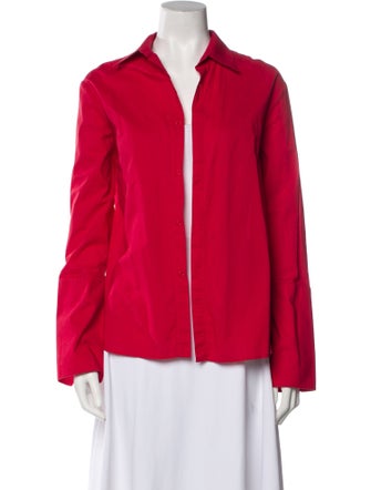 Misha Nonoo Open Front Long Sleeve Blouse