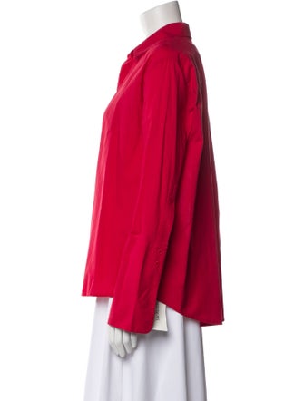 Misha Nonoo Open Front Long Sleeve Blouse