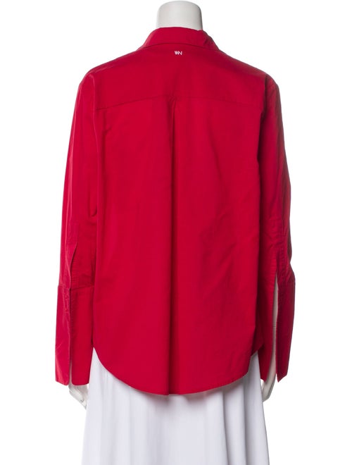 Misha Nonoo Open Front Long Sleeve Blouse