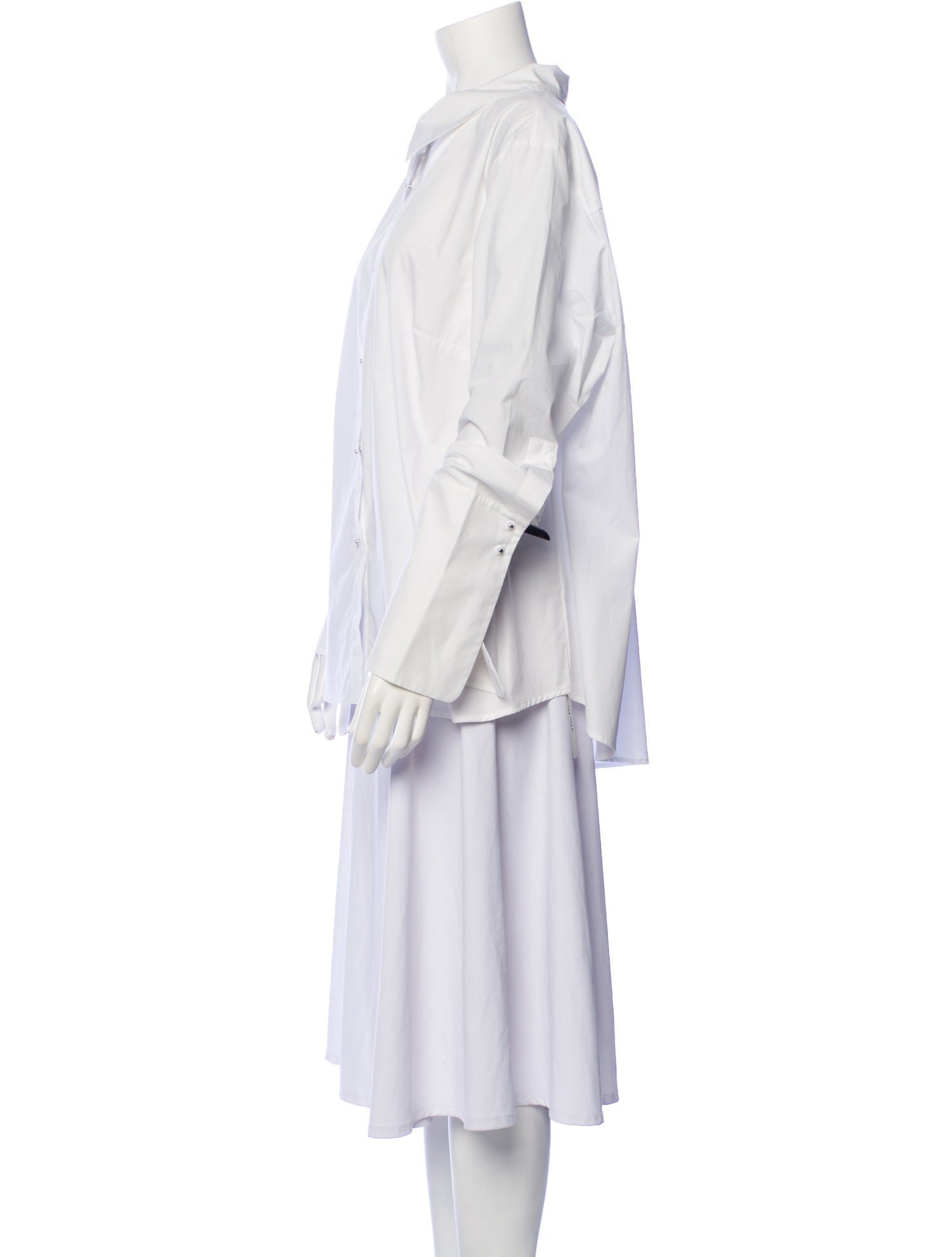 Misha Nonoo Long Sleeve Button-Up Top