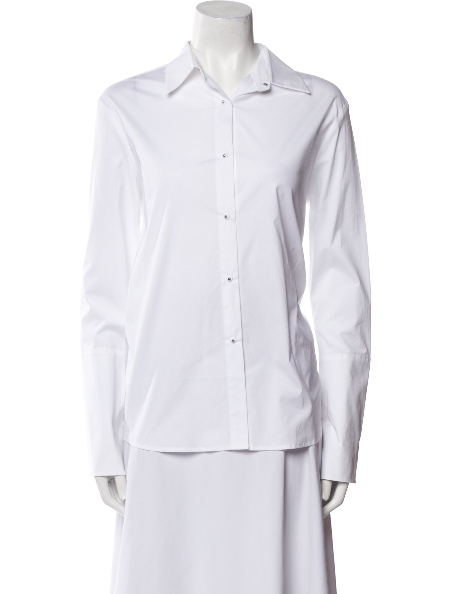 Misha Nonoo Long Sleeve Button-Up Top