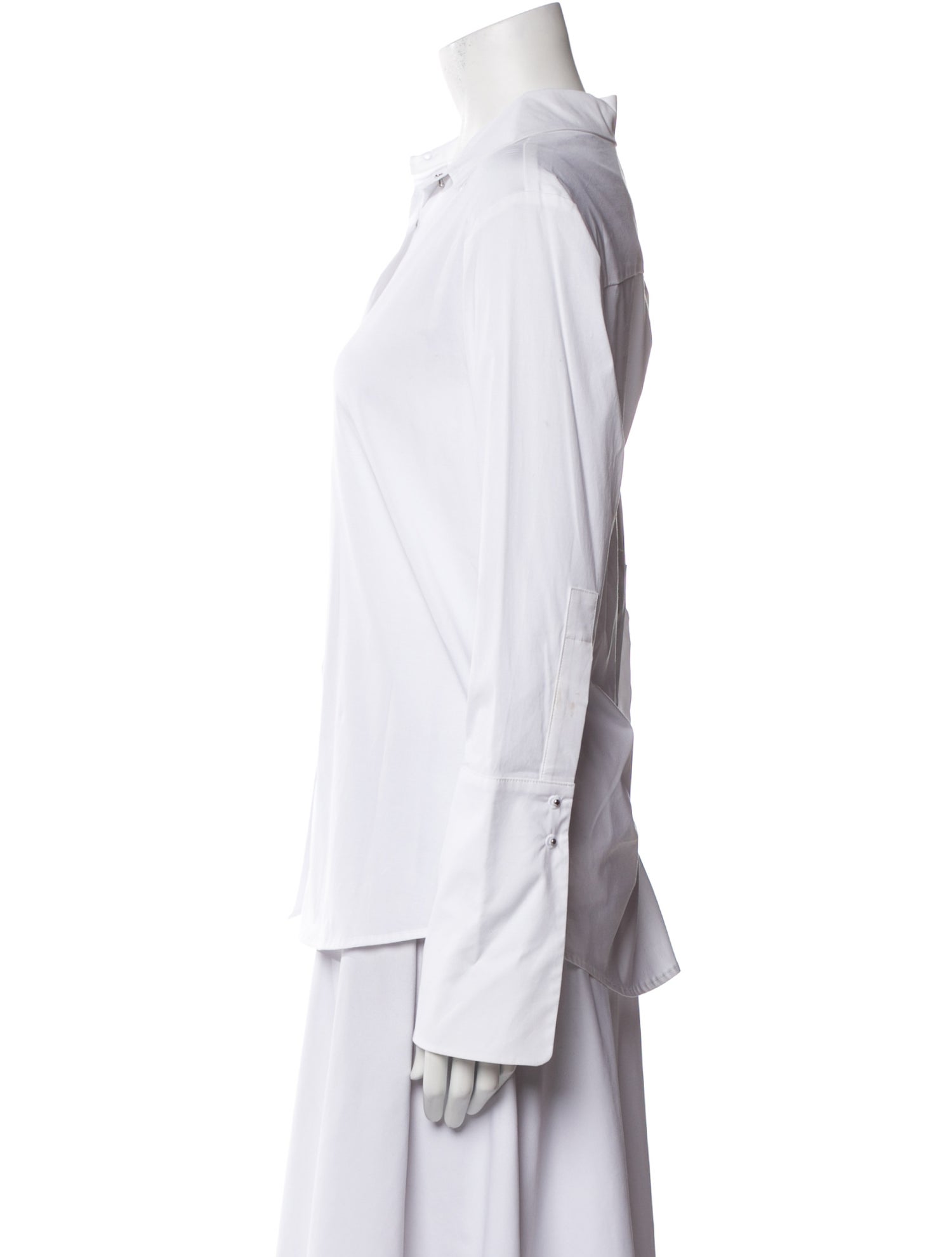 Misha Nonoo Long Sleeve Button-Up Top