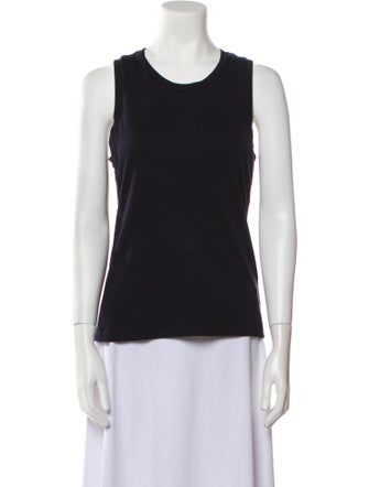 Misha Nonoo Scoop Neck Sleeveless Top
