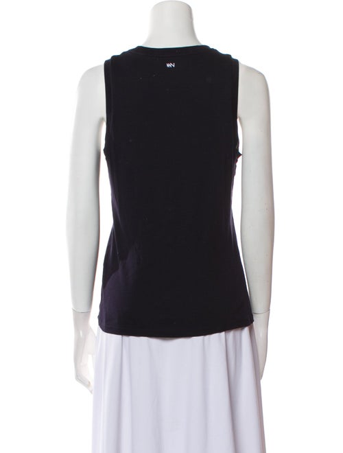 Misha Nonoo Scoop Neck Sleeveless Top