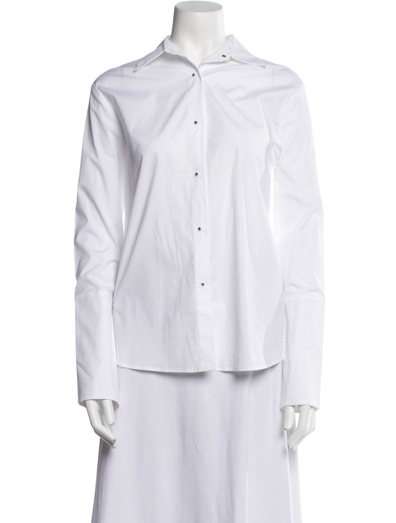 Misha Nonoo Long Sleeve Button-Up Top