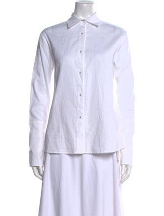 Misha Nonoo Long Sleeve Button-Up Top