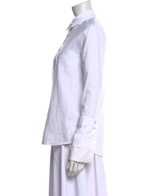 Misha Nonoo Long Sleeve Button-Up Top