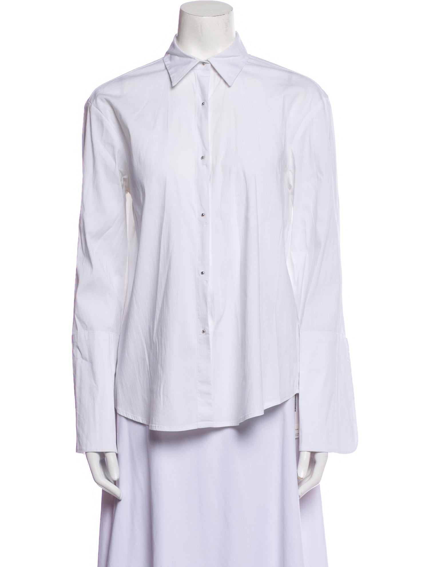 Misha Nonoo Long Sleeve Button-Up Top