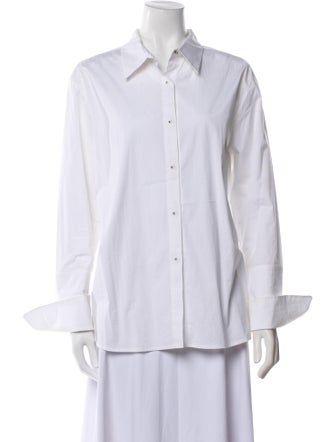 Misha Nonoo Long Sleeve Button-Up Top