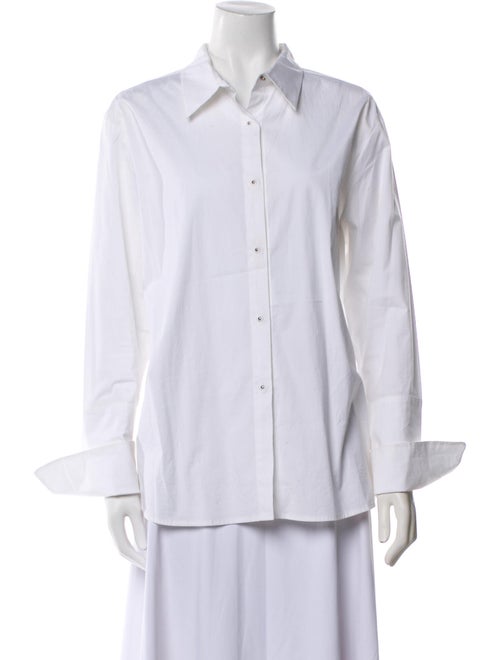 Misha Nonoo Long Sleeve Button-Up Top