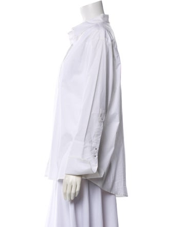 Misha Nonoo Long Sleeve Button-Up Top