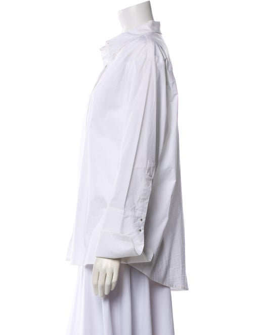 Misha Nonoo Long Sleeve Button-Up Top