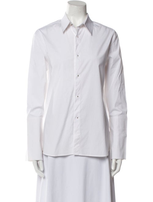 Misha Nonoo Long Sleeve Button-Up Top