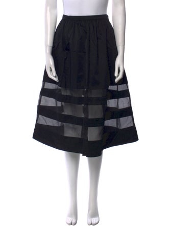 Misha Nonoo Printed Knee-Length Skirt