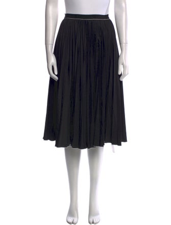 Misha Nonoo Grosgrain Trim Knee-Length Skirt