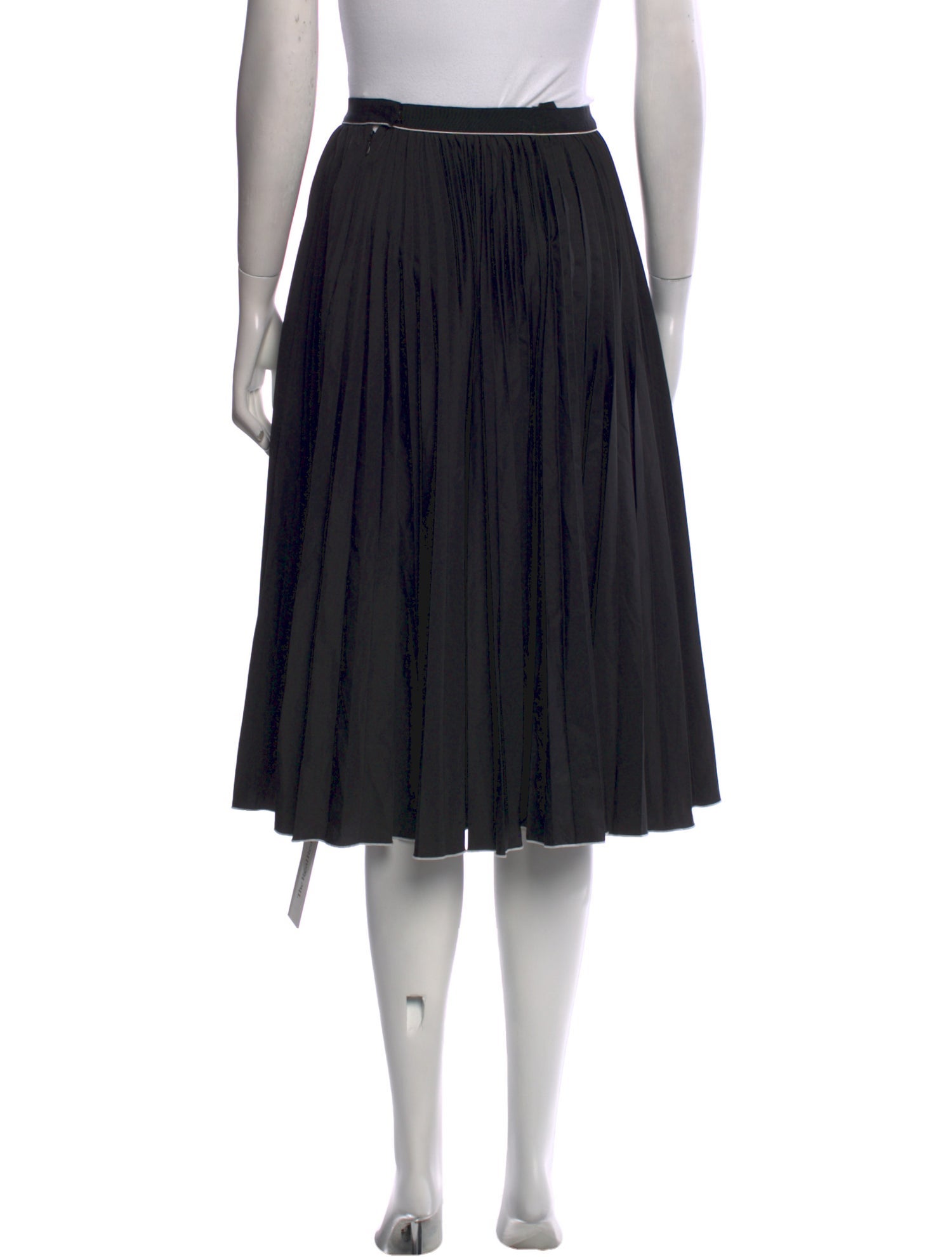 Misha Nonoo Grosgrain Trim Knee-Length Skirt