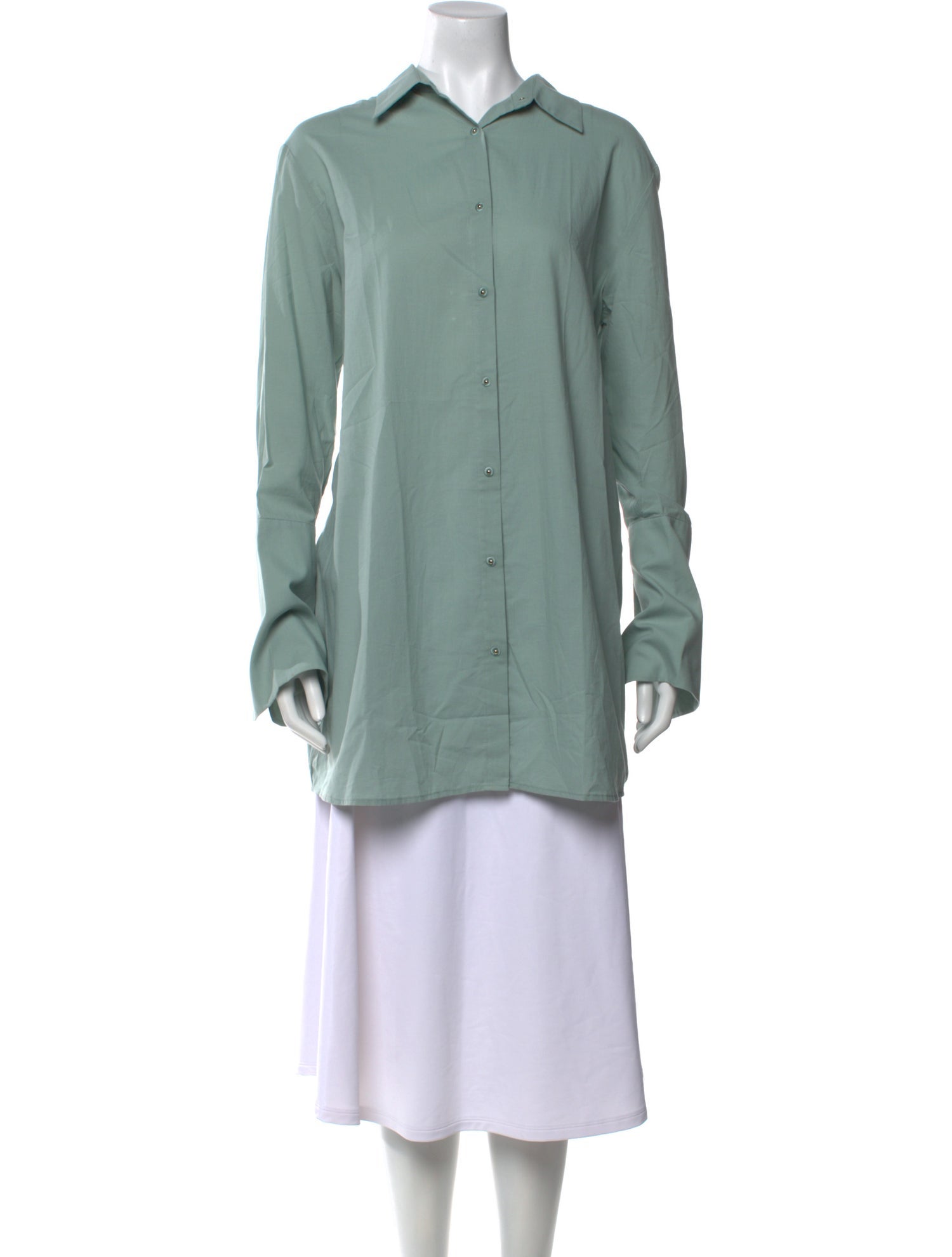 Misha Nonoo Long Sleeve Button-Up Top