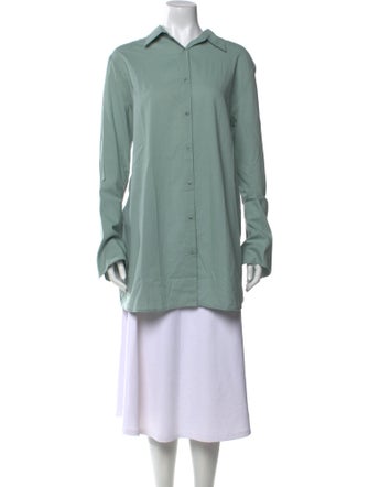 Misha Nonoo Long Sleeve Button-Up Top