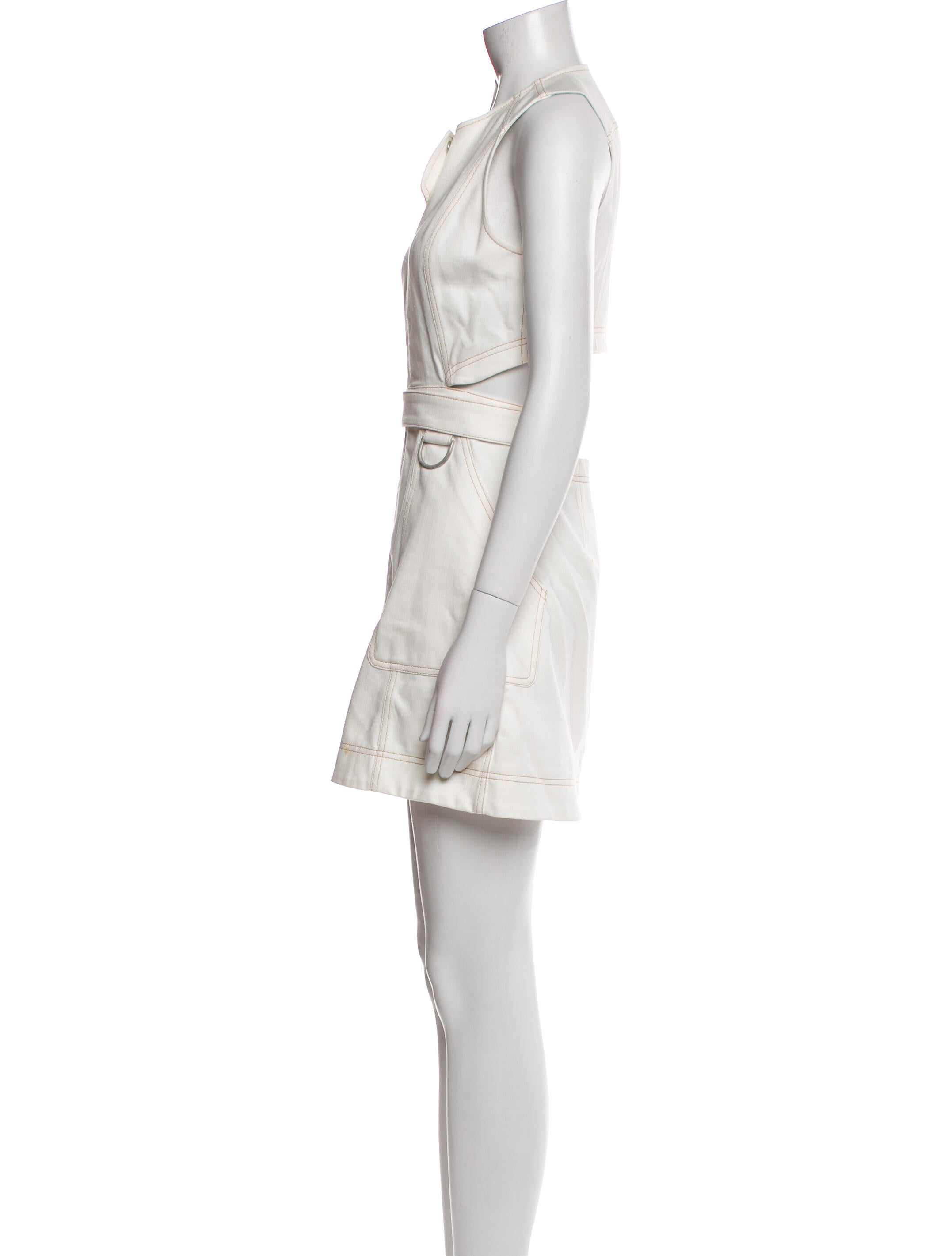 Misha Nonoo Crew Neck Mini Dress