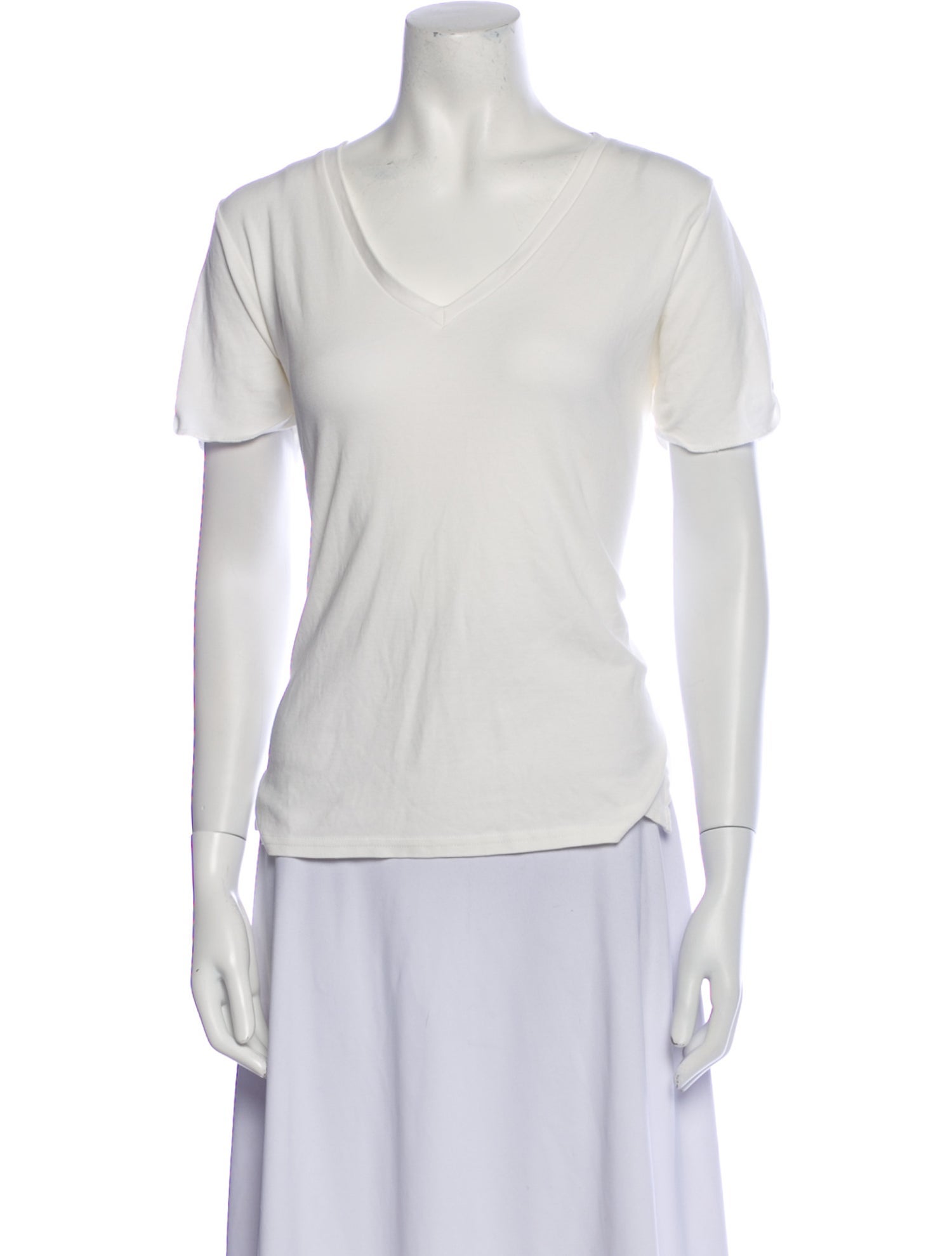 Misha Nonoo V-Neck Short Sleeve T-Shirt