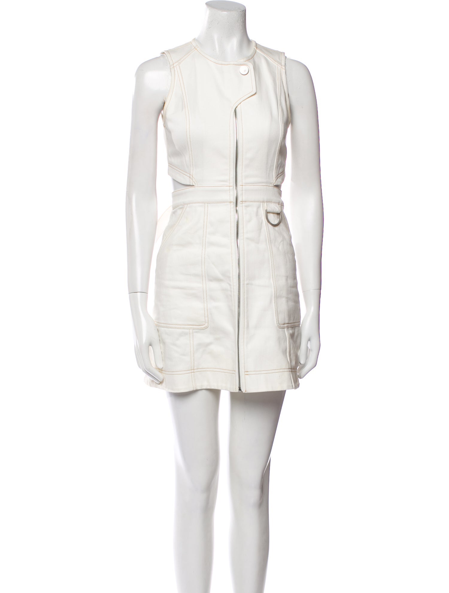 Misha Nonoo Crew Neck Mini Dress