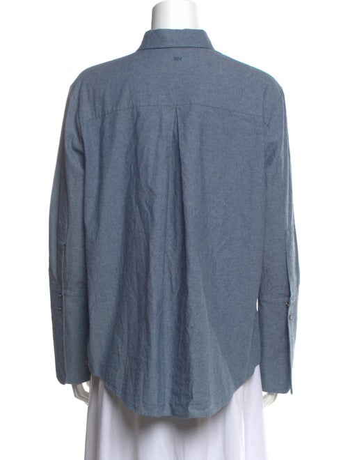 Misha Nonoo Long Sleeve Button-Up Top