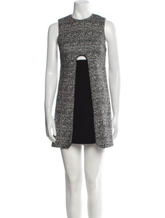 Misha Nonoo Crew Neck Mini Dress