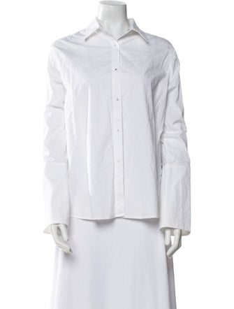 Misha Nonoo Long Sleeve Button-Up Top