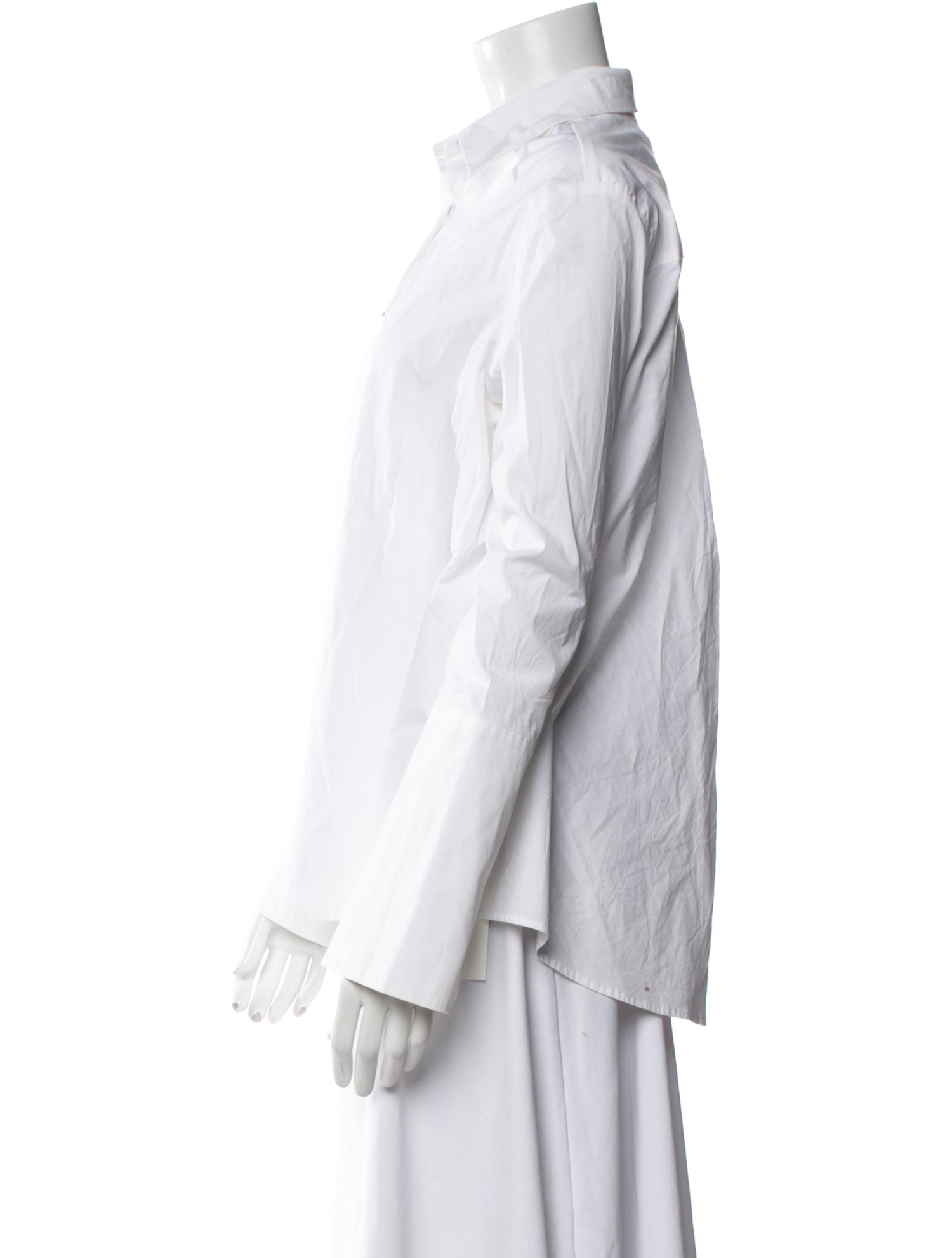 Misha Nonoo Long Sleeve Button-Up Top