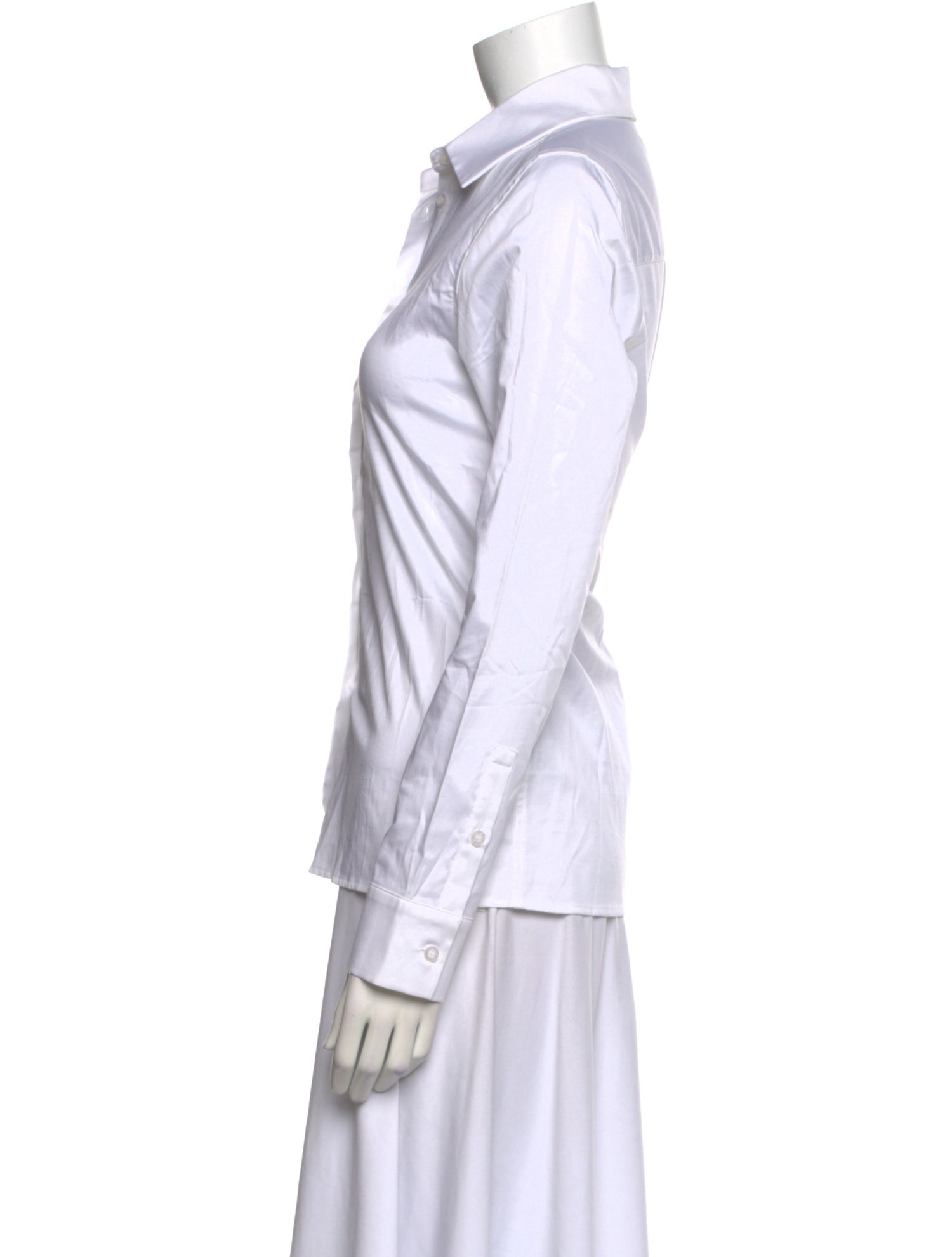 Misha Nonoo Long Sleeve Button-Up Top