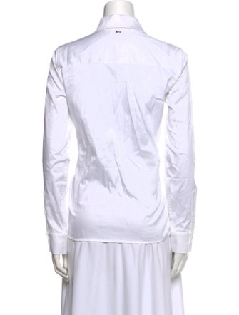 Misha Nonoo Long Sleeve Button-Up Top