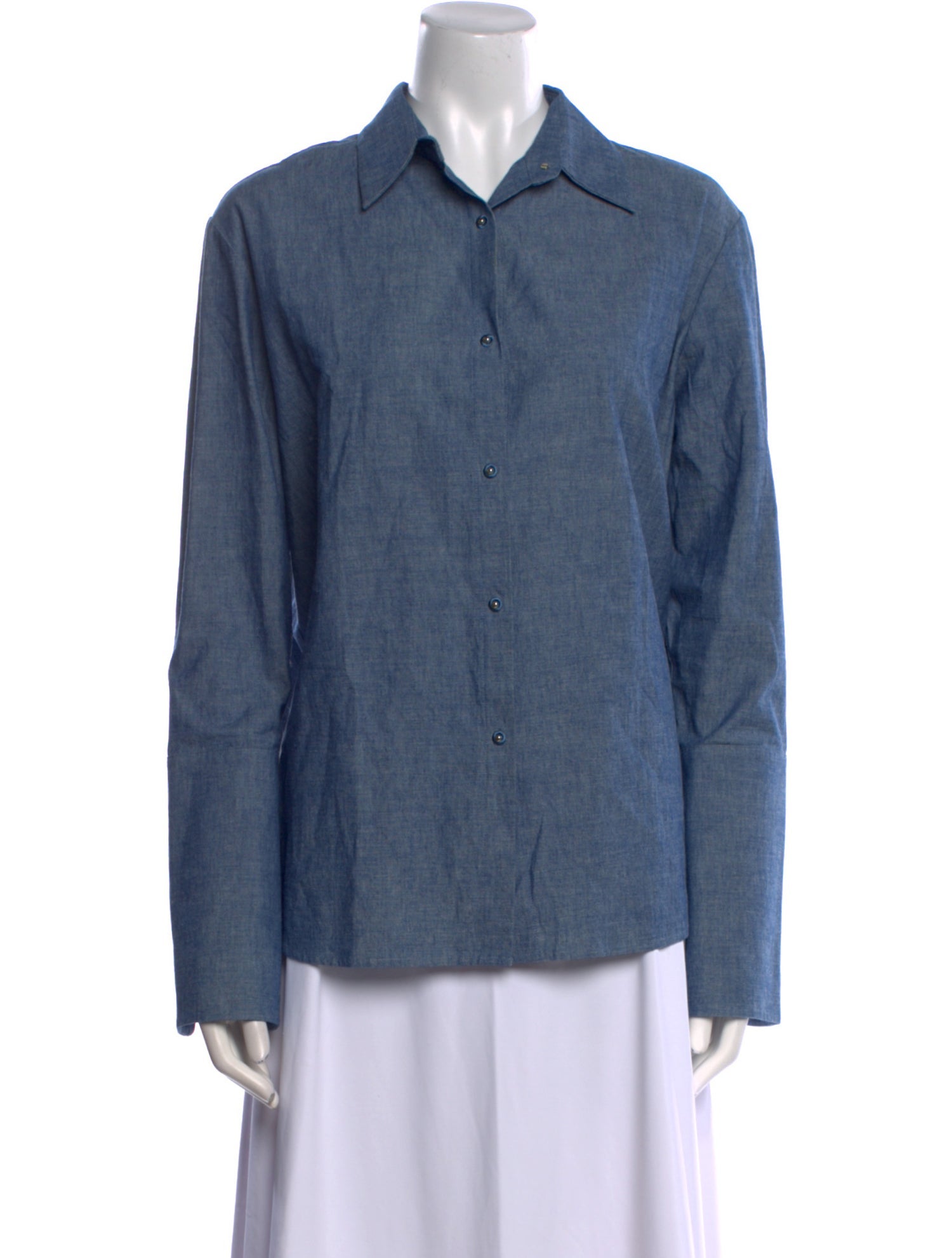 Misha Nonoo Long Sleeve Button-Up Top