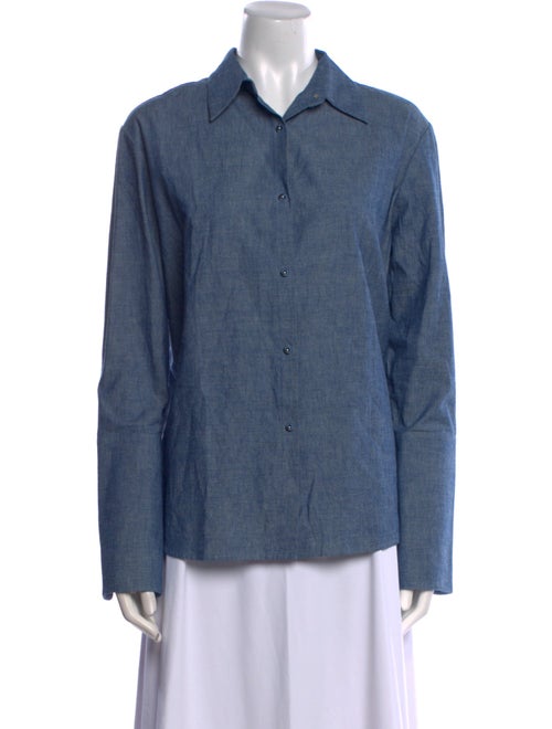 Misha Nonoo Long Sleeve Button-Up Top