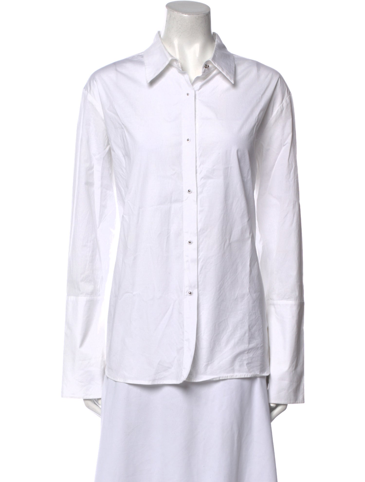 Misha Nonoo Long Sleeve Button-Up Top