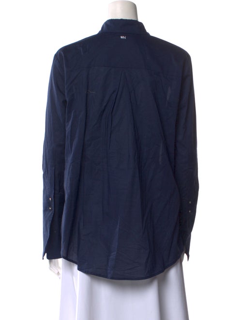 Misha Nonoo Long Sleeve Button-Up Top