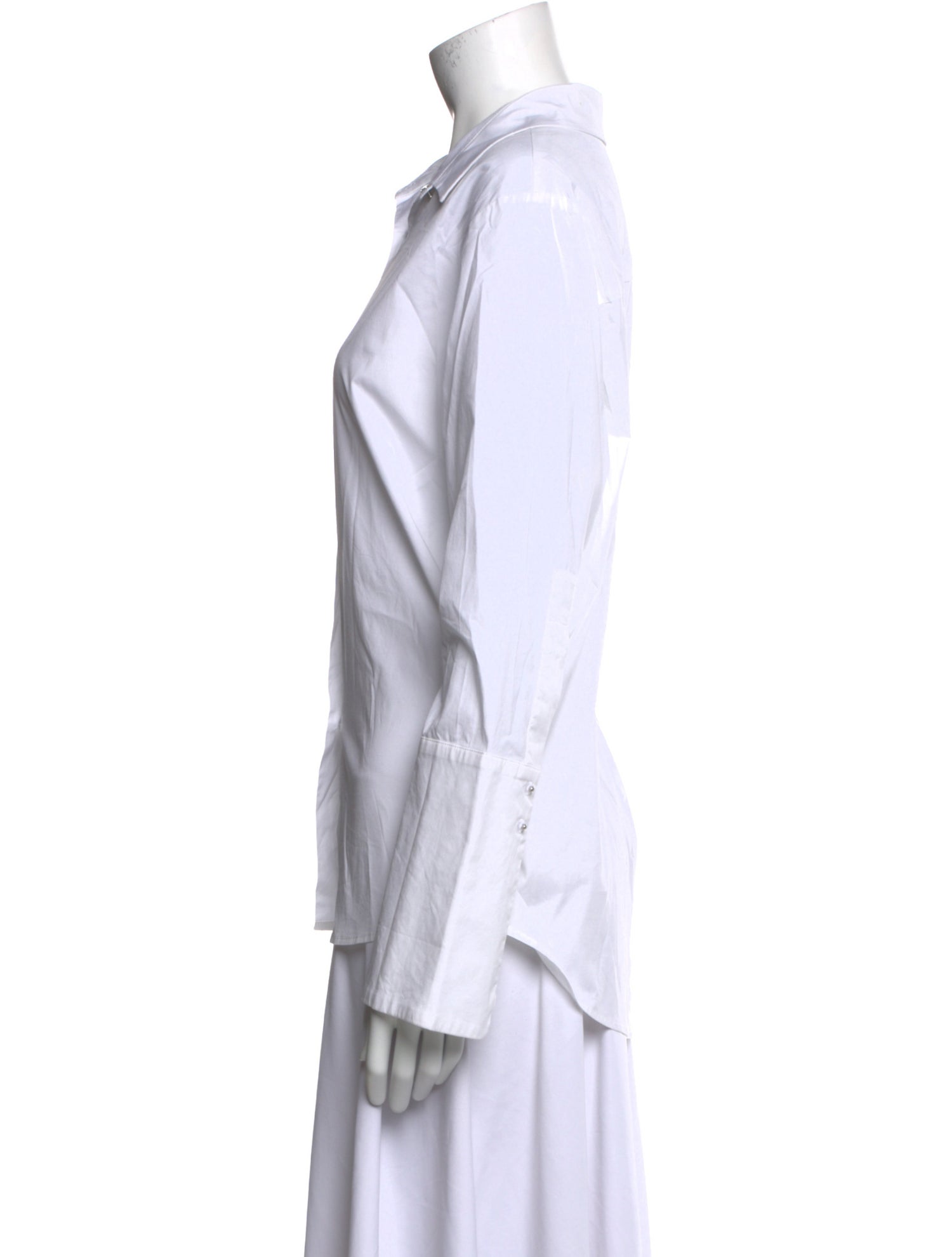 Misha Nonoo Long Sleeve Button-Up Top