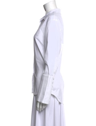 Misha Nonoo Long Sleeve Button-Up Top