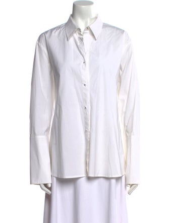 Misha Nonoo Long Sleeve Button-Up Top