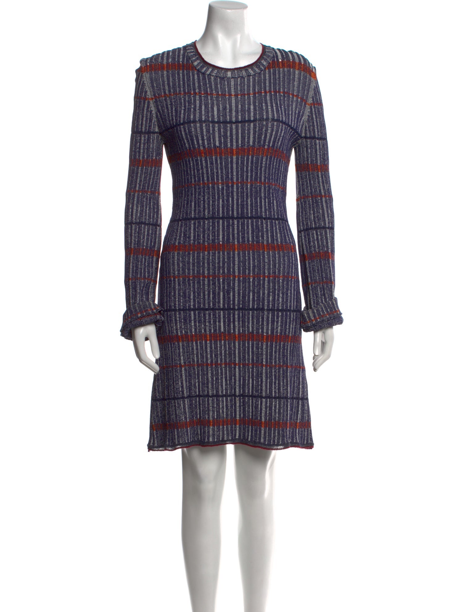Misha Nonoo Plaid Print Knee-Length Dress