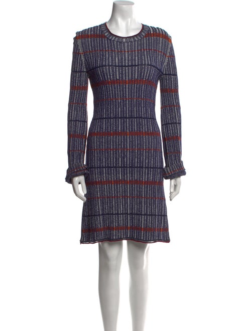Misha Nonoo Plaid Print Knee-Length Dress