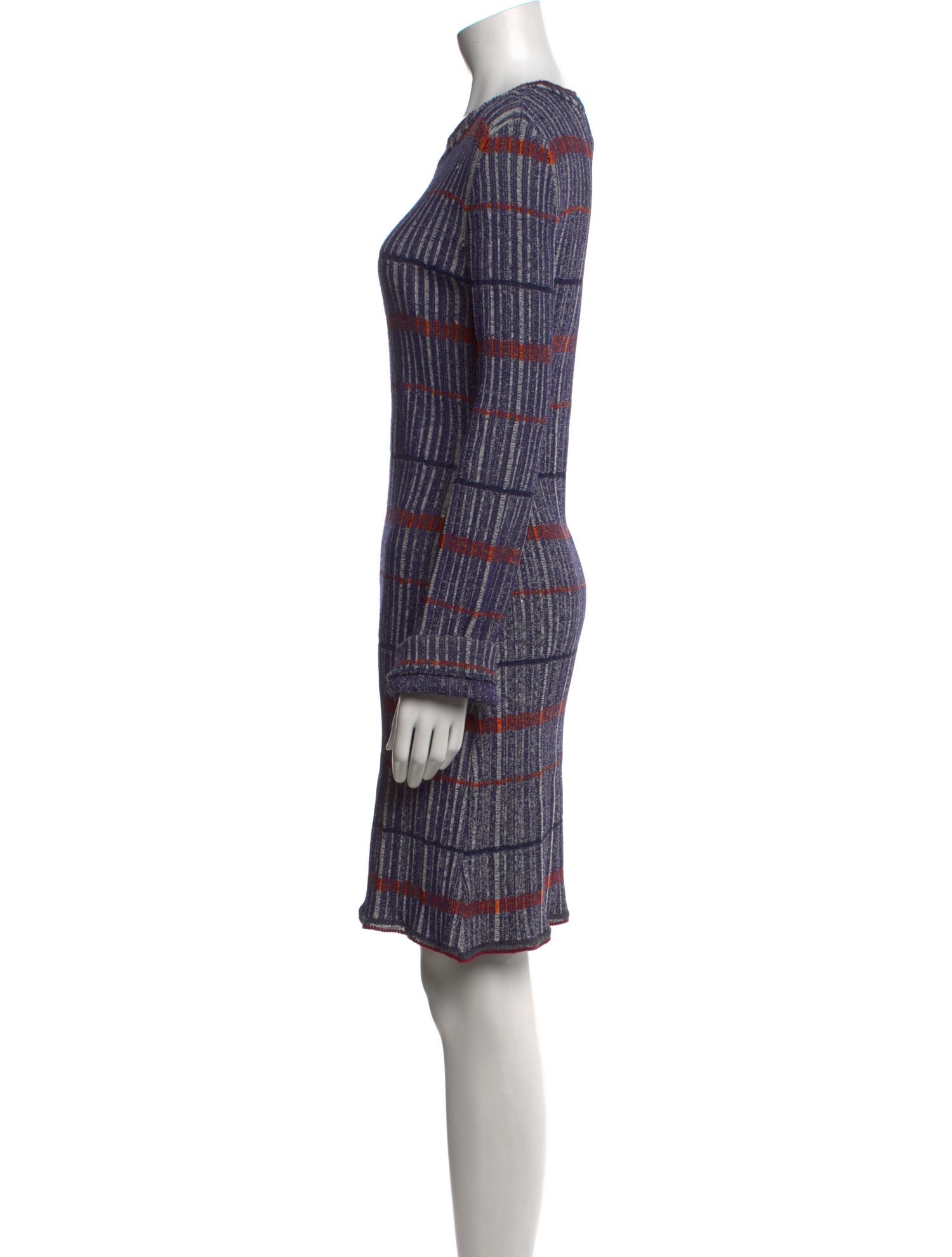 Misha Nonoo Plaid Print Knee-Length Dress