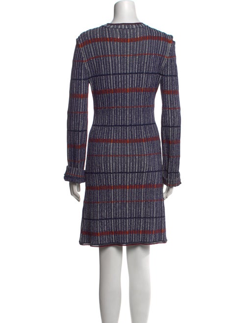 Misha Nonoo Plaid Print Knee-Length Dress