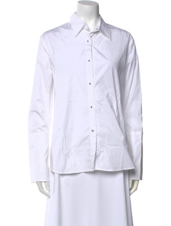 Misha Nonoo Long Sleeve Button-Up Top